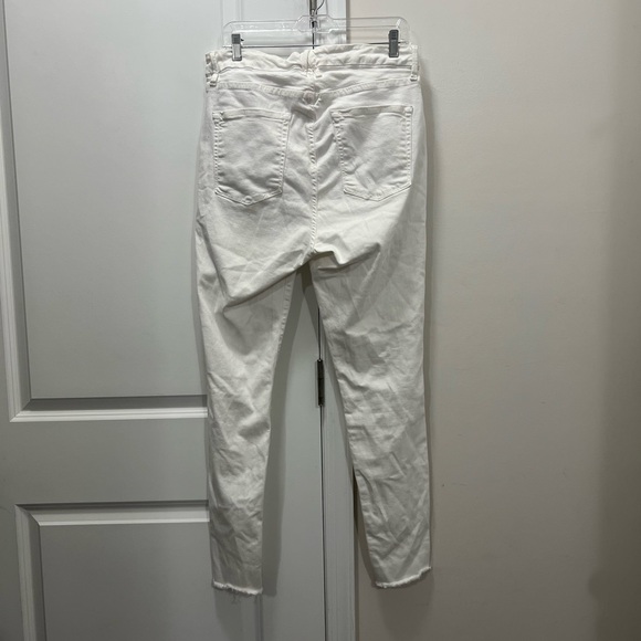 Good American White Distressed Good Legs Jeans Size 16 US - Picture 4 of 6